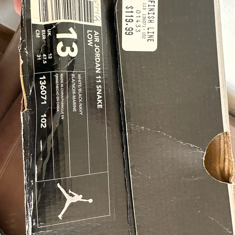 Air Jordan 11 Retro Low Navy Snakeskin 2001